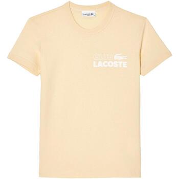 Vêtements Femme T-shirts manches courtes Lacoste Tee-shirts et cols roules summer pack Sable