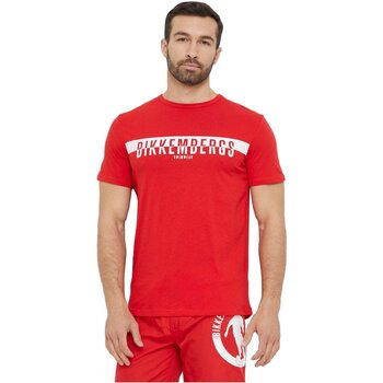 Vêtements Homme T-shirts manches courtes Bikkembergs BKK2MTS03 Rouge