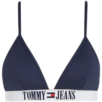 Vêtements Femme Maillots / Shorts de bain Tommy Jeans Haut de bikini triangle  Ref 60105 Marine Bleu