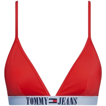 Vêtements Femme Maillots / Shorts de bain Tommy Jeans Haut de bikini triangle  Ref 60108 Rouge Rouge