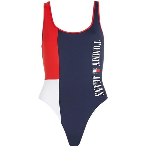 Vêtements Femme Maillots / Shorts de bain Tommy Jeans Maillot de bain femme  Ref 60100 Marine Multicolore