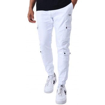 Vêtements Homme Pantalons Project X Paris Cargo homme blanc  Paris T19939-W - 28 Blanc