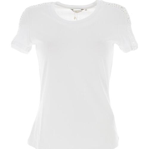 Vêtements Femme Top Manches Courtes Salsa Logo t-shirt Blanc