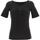Vêtements Femme T-shirts manches courtes Salsa Front strap detail body Noir