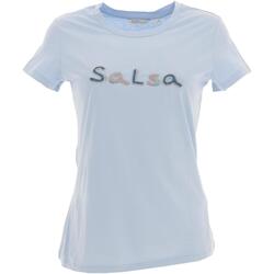 Vêtements Femme T-shirts cocoon manches courtes Salsa France Bleu