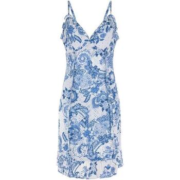 Vêtements Femme Robes courtes Guess ngetasche Straps amal mini dress Bleu