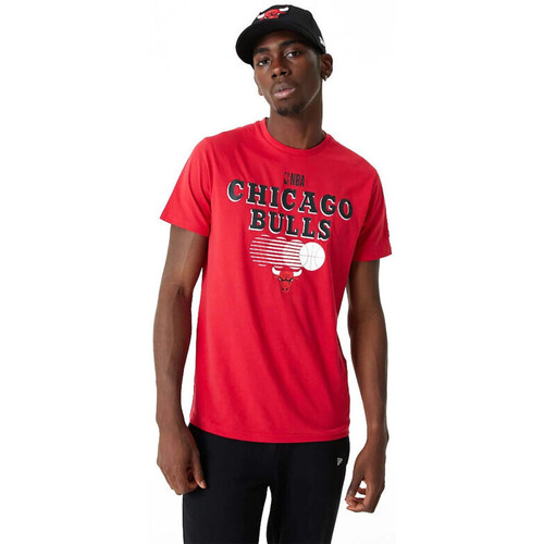 Vêtements T-shirts manches courtes New-Era T-shirt Jacobs NBA Chicago Bulls New Multicolore