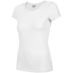 Vêtements Femme T-shirts manches courtes 4F TSD350 Blanc