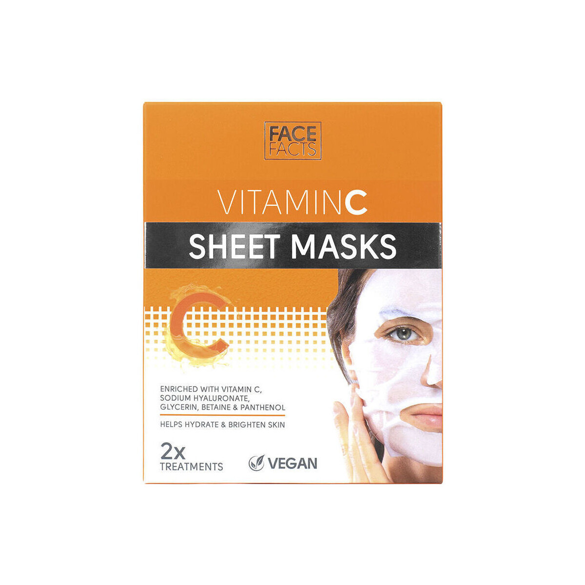 Accessoires textile Masques Face Facts Masques En Feuille Vitaminc 2 X 