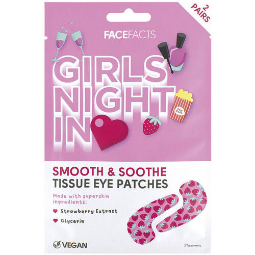 Beauté Accessoires yeux Face Facts Girls Night In Patchs Oculaires En Tissu 