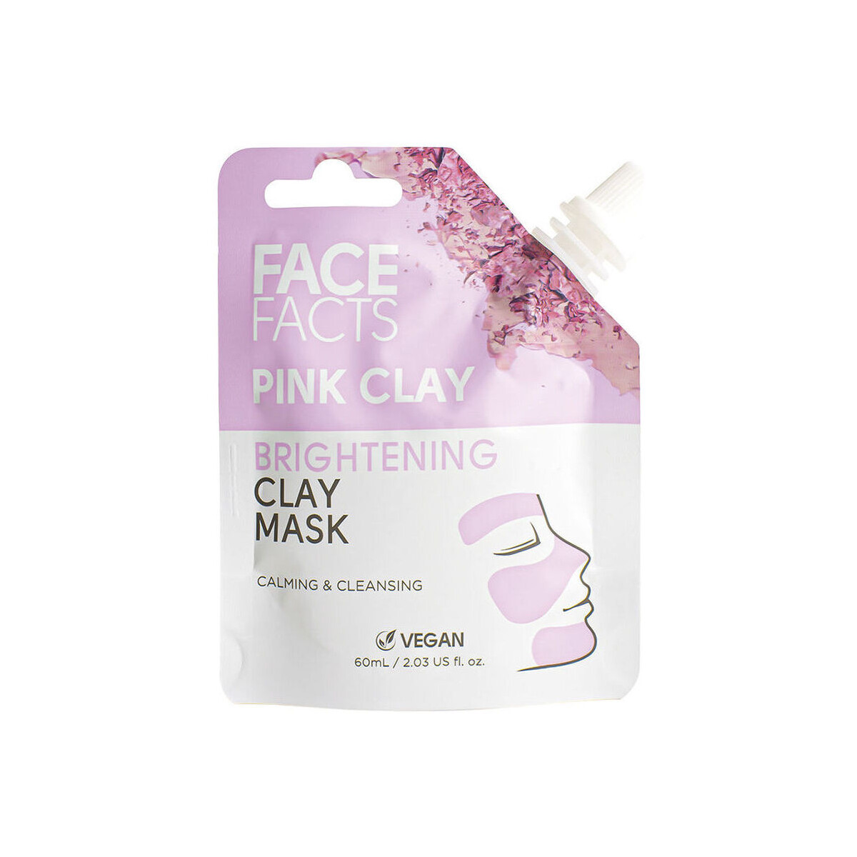 Accessoires textile Masques Face Facts Masque À L&39;argile Éclaircissant 