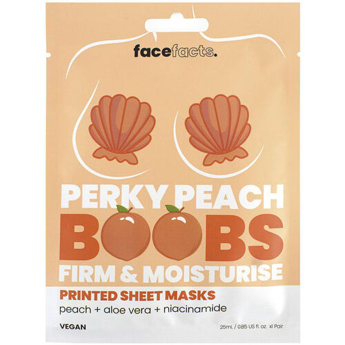 Beauté Soutenons la formation des Face Facts Perky Peach Boobs Masque Ferme & Hydratant 
