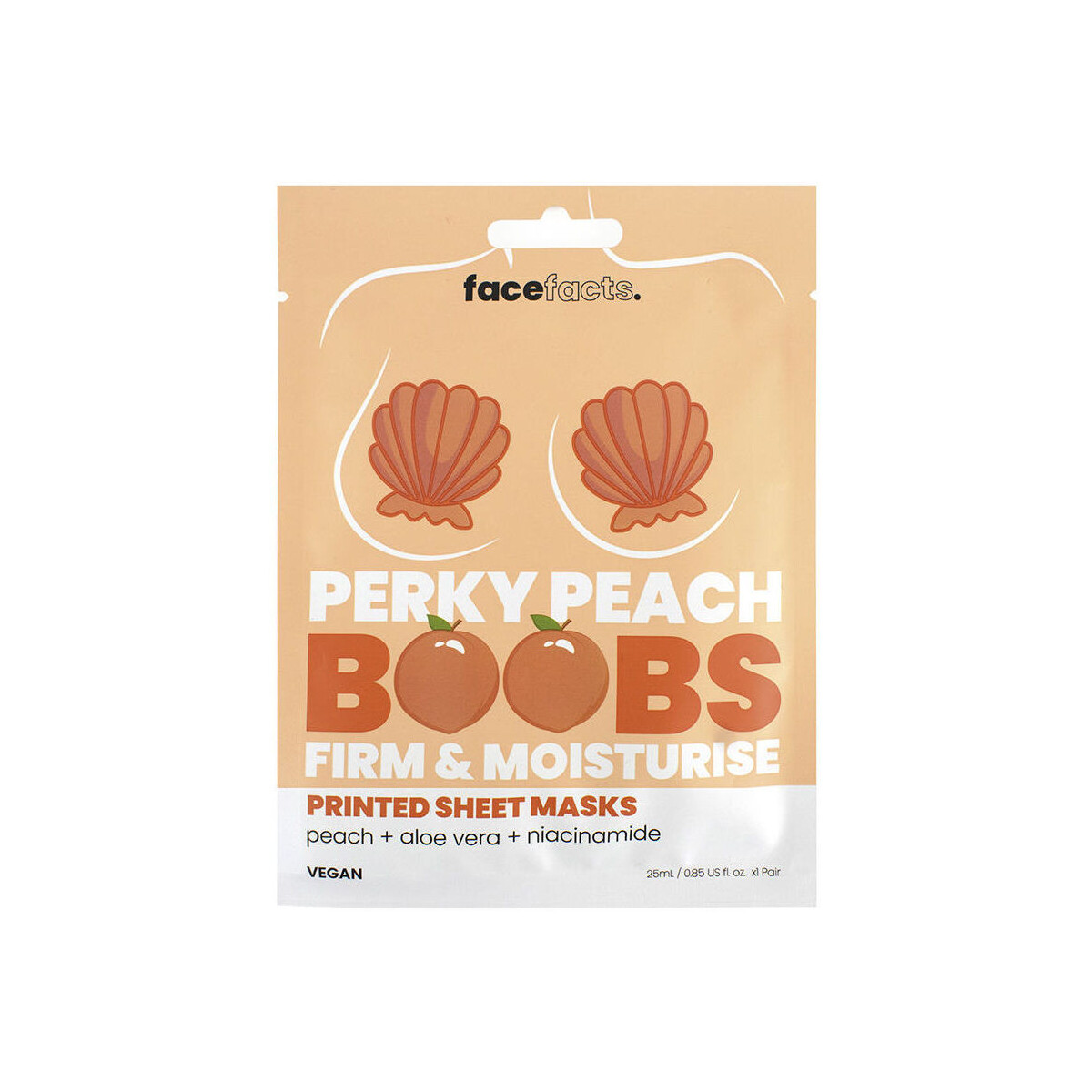 Beauté Hydratants & nourrissants Face Facts Perky Peach Boobs Masque Ferme & Hydratant 