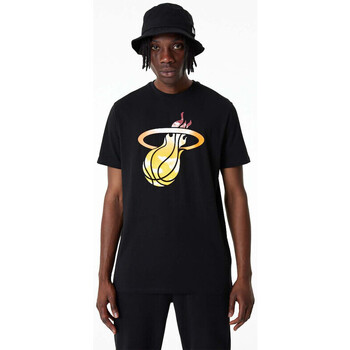 Vêtements T-shirts manches courtes New-Era T-shirt NBA Miami Heat Multicolore