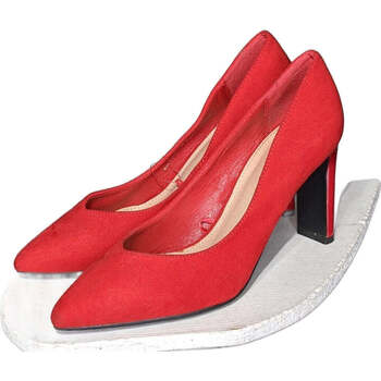 chaussures escarpins camaieu  paire d'escarpins  36 rouge 