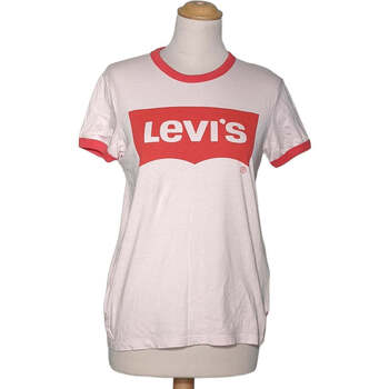 Vêtements Femme Everrick T-shirt In White Cotton Levi's top manches courtes  34 - T0 - XS Rose Rose