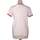 Vêtements Femme T-shirts & Polos Levi's top manches courtes  34 - T0 - XS Rose Rose