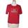 Vêtements Femme T-shirts & Polos Pimkie top manches courtes  36 - T1 - S Rouge Rouge