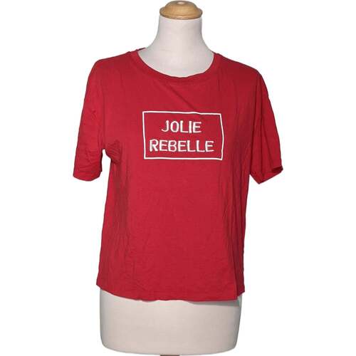 Vêtements Femme T-shirts Sweat-shirt & Polos Pimkie top manches courtes  36 - T1 - S Rouge Rouge