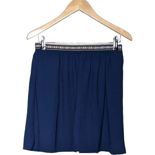 Vêtements Femme Jupes Robe Courte 40 - T3 - L Gris jupe courte  40 - T3 - L Bleu Bleu