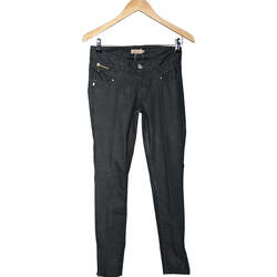Vêtements Femme Chain Jeans DDP jean droit femme  34 - T0 - XS Noir Noir