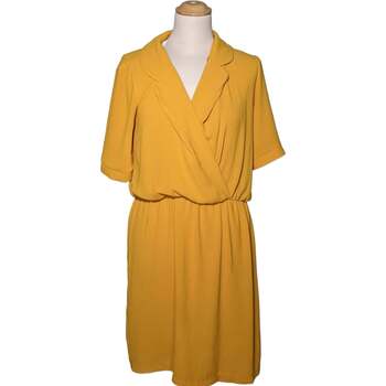 Vêtements Femme Robes courtes Etam Robe Courte  34 - T0 - Xs Jaune
