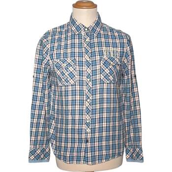 chemise h&m  chemise manches longues  40 - t3 - l bleu 