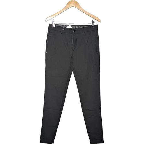 Vêtements Femme Pantalons Zara pantalon slim femme  40 - T3 - L Noir Noir