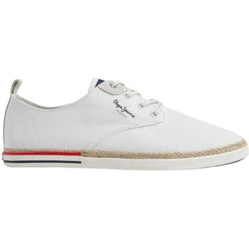 Chaussures Homme Baskets basses Pepe Cancan jeans  Blanc