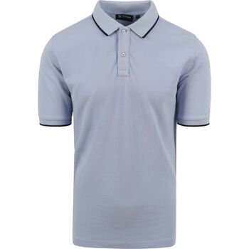 Vêtements Homme T-shirts & Polos Suitable Respect Polo Tip Ferry Bleu Clair Bleu