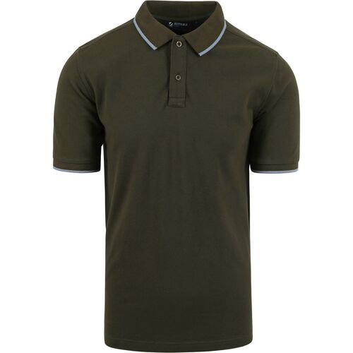 Vêtements Homme T-shirts & Polos Suitable Respect Polo Tip Ferry Vert Olive Vert