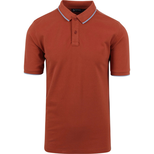 Vêtements Homme T-shirts & Polos Suitable Respect Polo Tip Ferry Terracotta Rouge