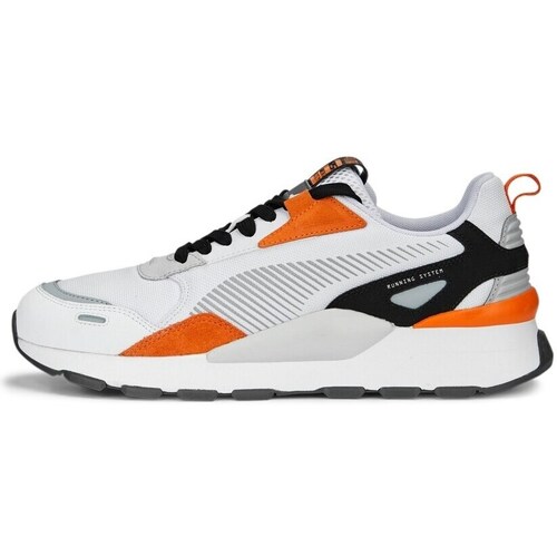 Chaussures Homme Baskets basses Puma RS 30 Suede Orange, Blanc