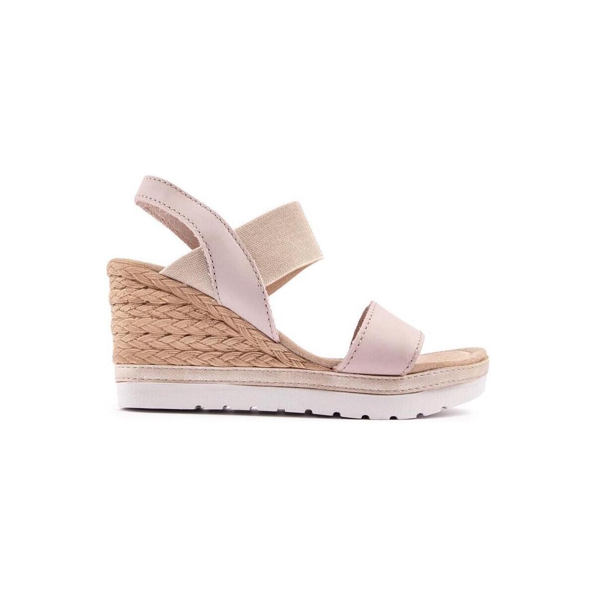 Chaussures Femme Sandales et Nu-pieds Marco Tozzi Wedge Coins Rose