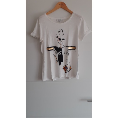 Vêtements Femme T-shirts manches courtes Morgan tee shirt morgan Blanc