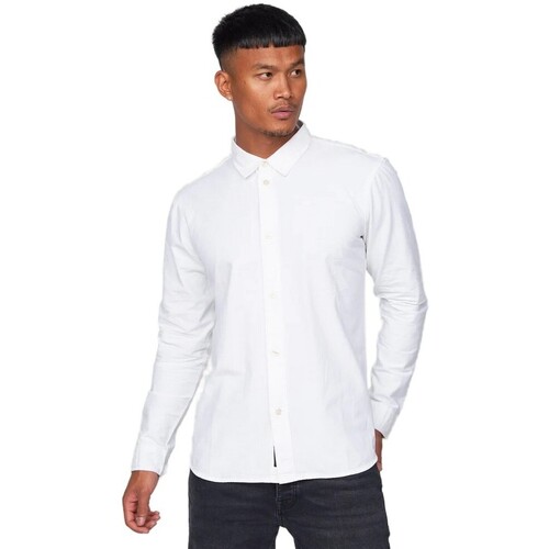 Vêtements Homme Chemises manches longues Duck And Cover Yuknow Blanc