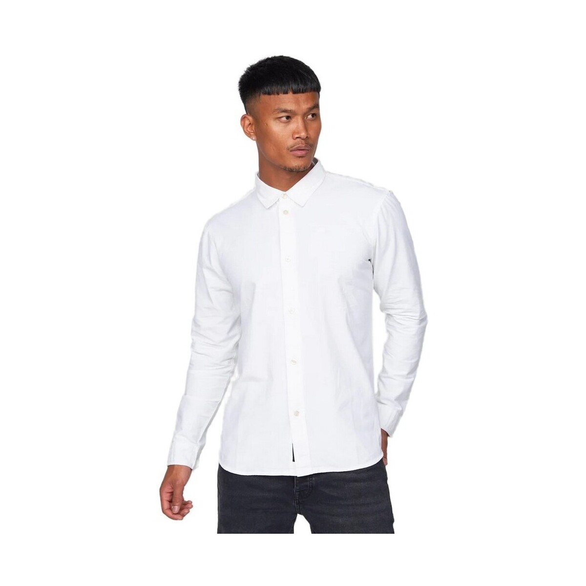 Vêtements Homme Chemises manches longues Duck And Cover Yuknow Blanc