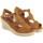 Chaussures Femme Multisport Calzamur Sandale femme  30155 cuir Marron
