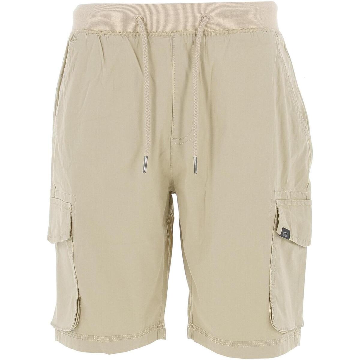 Vêtements Homme Shorts / Bermudas Oxbow Short cargo ceinture elastique Marron