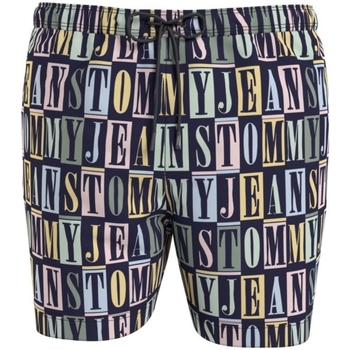 Vêtements Homme Maillots / Shorts de bain Tommy Jeans Short de plage Homme  Ref 60101 Multi Bleu