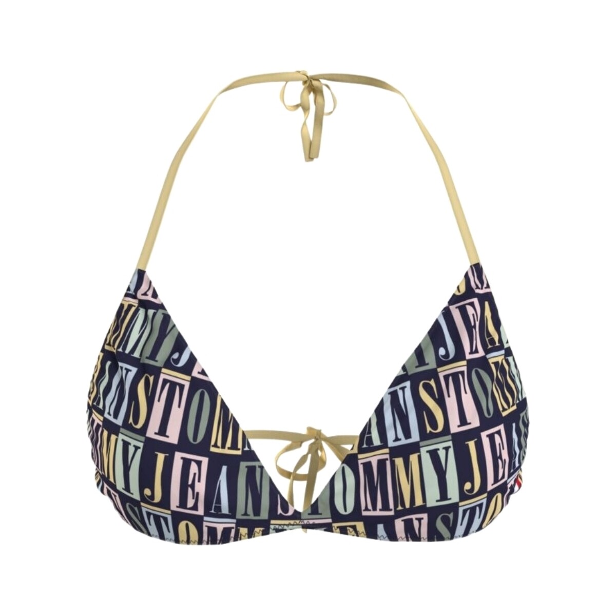 Vêtements Femme Maillots / Shorts de bain Tommy Jeans Haut de bikini triangle  Ref 60096 Multi Bleu