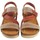 Chaussures Femme Multisport Interbios Sandale femme INTER BIOS 5635 beige Rouge