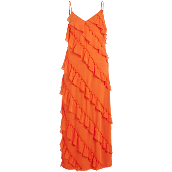 Vêtements Femme Robes longues Vila 14085368 Orange
