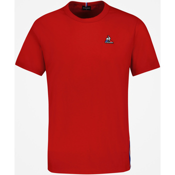 Vêtements T-shirts manches courtes Le Coq Sportif T-shirt Unisexe Rouge