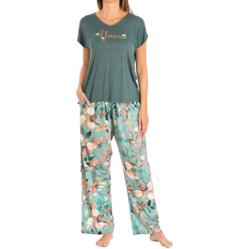 Vêtements Femme Pyjamas / Chemises de nuit et tous nos bons plans en exclusivité F4827-VERDE Vert