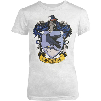 Vêtements Femme T-shirts manches longues Harry Potter  Blanc