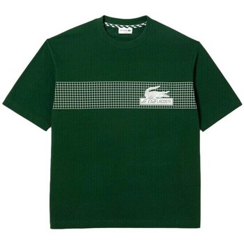 Vêtements Homme T-shirts manches courtes Lacoste CAMISETA HOMBRE   LOOSE FIT TH5590 Vert