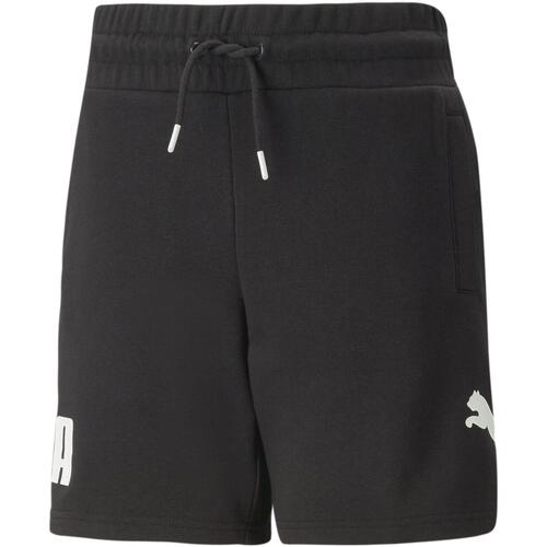Vêtements Garçon Shorts / Bermudas Puma Jr pp sht tr cl b Noir
