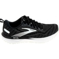 Chaussures Femme Running / trail Half Brooks Revel Noir Blanc Noir