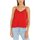 Vêtements Femme Débardeurs / T-shirts sans manche Tommy Jeans DW0DW15198 Rouge